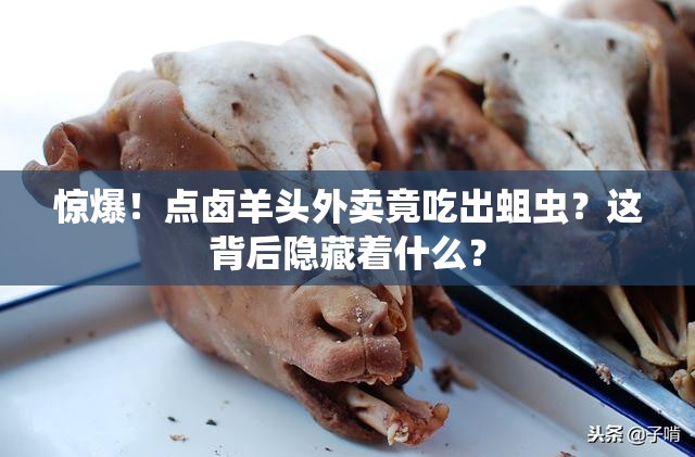 惊爆！点卤羊头外卖竟吃出蛆虫？这背后隐藏着什么？